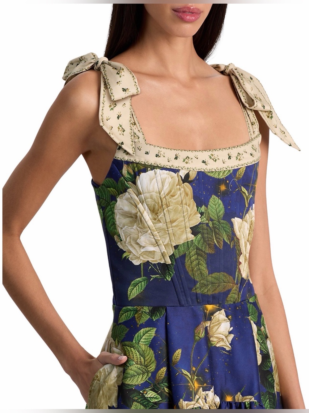 Alice + Olivia Rosalee Bustier Maxi Dress - Picture 3 of 9
